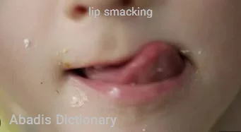lip smacking